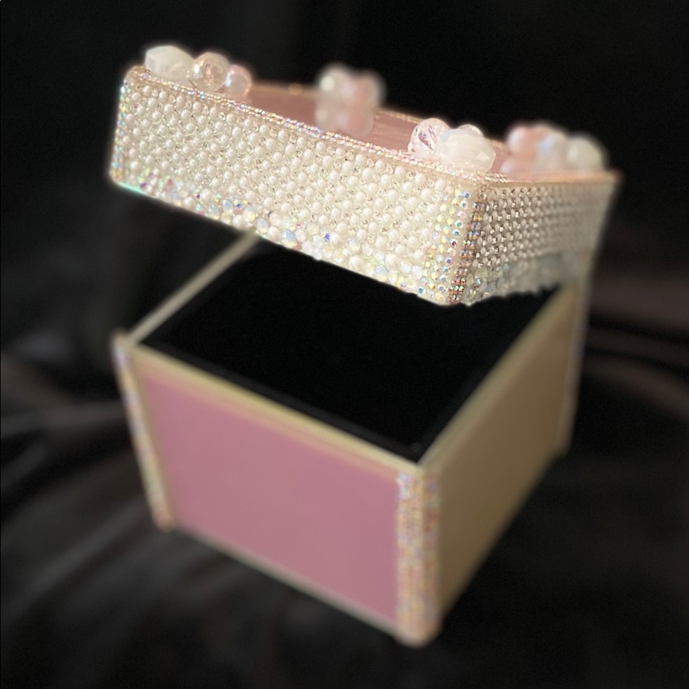 Baby girl pink decor box